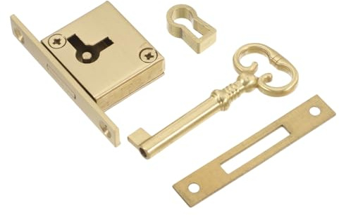 Operitacx Cerraduras Para Puertas De Armario Escritorio Llave Cerradura Decorativa Vintage Para Joyero y Caja De Seguridad Para Muebles y Armarios