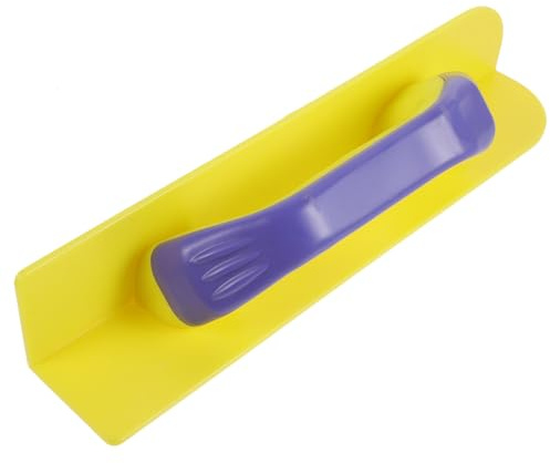 iplusmile Cazzuola per Finitura del Calcestruzzo Angolare in Plastica, Raschietto per Vernice e Spatola da Costruzione per Muratura, Strumento per Bricolage e Rifinitura di Bordi e Angoli