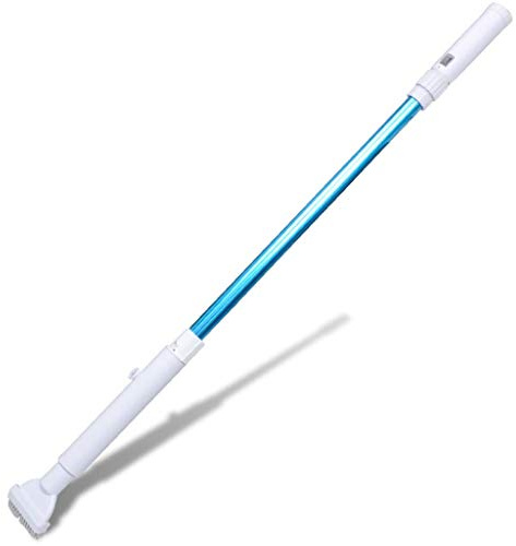 Runheo Aspirateur Automatique de Piscine avec Batteries, Manche télescopique en Aluminium, Filtre Amovible, Brosse de Nettoyage pour Spa, Fond, paroi, Liner, carrelage, débris, Feuilles