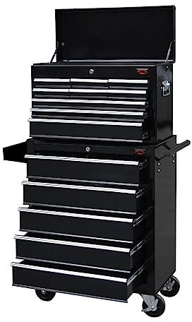 Dirty Pro Tools™ X Large Tool Chest TOP Cabinet TOP Box and ROLLCAB Box Mechanics Tool Chest