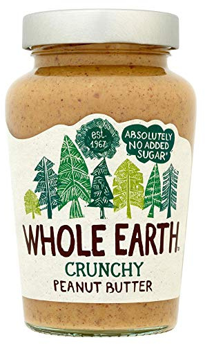 Whole Earth Crunchy Peanut Butter, 454 g