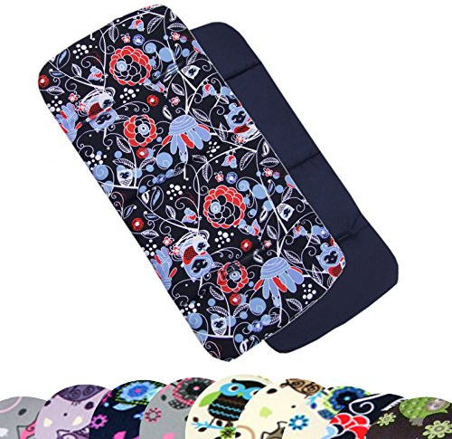 BAMBINIWELT Auflage SITZUNTERLAGE für Buggy Jogger Kinderwagen Babyschale DESIGN (Eule $9)