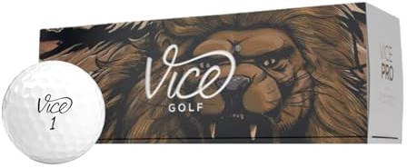 Vice Pro White Golf Balls (One Sleeve (3 Golf Balls))