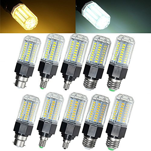 MASUNN Dimmbar E27 E26 E12 E14 B22 9W 5730 SMD LED Corn Glühbirne Lampe Ac110-265V-E14 - Warmes Weiß