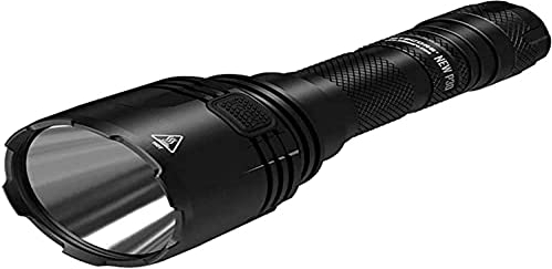 Nitecore Taschenlampe NEW P30 inkl. Akkubatterie, 1000 Lumen, 618 m Leuchtweite, Camping LED Lampe für Outdoor, schwarz, Nicht zutreffend