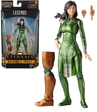Hasbro Marvel Legends Series The Eternals 15 cm große Marvel‘s Sersi Action-Figur, im Design zum Film