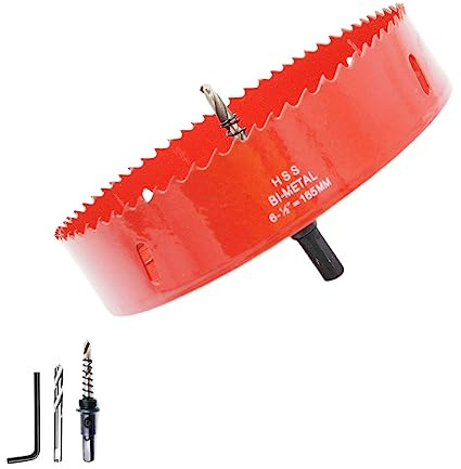 165mm hålsåg LAIWEI hålskärare, för borrning av trä, aluminiumprofiler, gips, PVC och annat