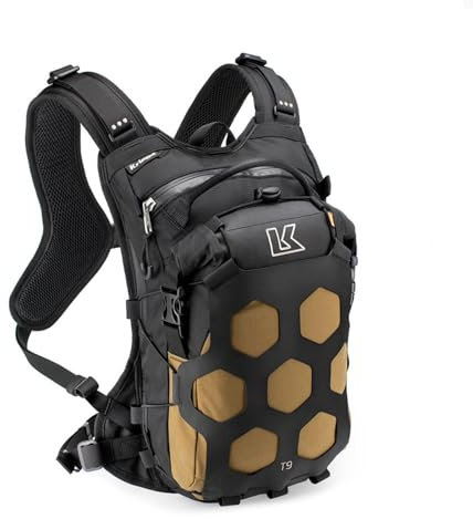 Kriega Trail 9 Motorrad Rucksack, Sand, Einheitsgröße