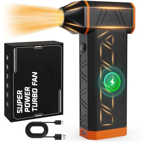 LYtech Druckluftspray Elektrische Staubgebläse 130000 U/min Compressed Air Duster, 4-Gang mit 8000mAh Akku, Luftdruckspray Kabellos Tastatur Reinigung PC Reinigungsset für Laptop, Auto, Sofa