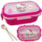 OZXVXZO HeelloKiity Lunchbox Kinder Bento Box Lunchbox 1000ml Lunchbox Kinder Bento Box mit Unterteilung Auslaufsicher Brotbox Kinder mit Utensilien auslaufsicher Obst Snack Schule Picknick