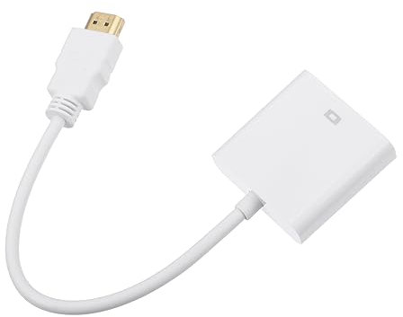 HOMSFOU Câble vers Vga Adaptateur Convertisseur Numérique À Analogique Plug and Play pour Pc Portable Projecteur Moniteur Vga