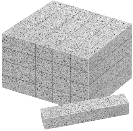 21 Pack Pumice Stone for Toilet Bowl Cleaning, Powerfully Cleans Hard Water Rings, Suitable for Cleaning Toilet, Bathtubs, Pool, Sinks and Grill
