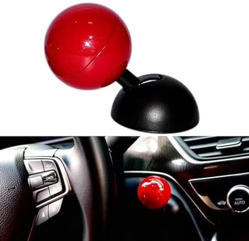 CAR STOP Start Button Rocker | Coche para comenzar en forma de palanca en forma de pelota | Motor de metal de un botón Joystick de arranque | Bola creativa para comenzar las cubiertas de encendido
