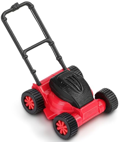 Jojofuny Miniature Lawn Mower 1 18 Scale Dollhouse Garden Tool Figurine Realistic Toy Lawn Mower for Dollhouse Garden Micro Landscaping Mini House Accessories and Outdoor Scene Decoration