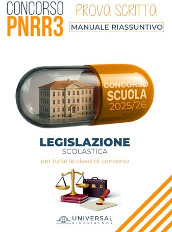Manuale di Legislazione Scolastica – Concorso Docenti PNRR3 | Normativa aggiornata, inclusione, PTOF, organi collegiali, valutazione e legislazione europea