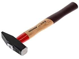 Gedore Ingenjörshammare 600 g, med Rotband-Plus handtagsfäste, okrossbart Hickory-trä, smidd hammarhuvud