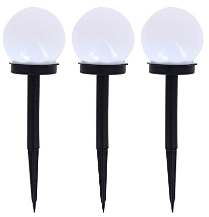 Xanlite, PACK3SO50B, Lot de 3 Balises Solaires RVB, IP44, Autonomie 8H