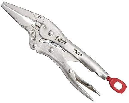 Milwaukee 6 Long Nose Locking Pliers - 1 Piece 4932471731