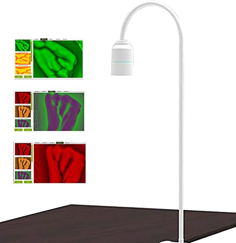 Detector de venas, escáner de venas, para IV y punción venosa, luces de visualización del escáner de venas para niños adultos, dispositivo detector de iluminación de venas con buscador de im