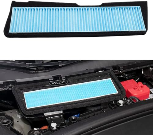TSTESE Filtre à air HEPA - Accessoires de rechange compatibles avec Tesla Model 3 2023 2022 2021 - Kit de filtre d'habitacle - Adaptateur de protection d'admission - Filtre d'admission HEPA extérieur