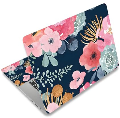 Protezione in vinile autoadesiva per laptop con design artistico, 13,3 14 15 15,4 15,6 pollici, adesivo per notebook, MacBook, PC (F4)