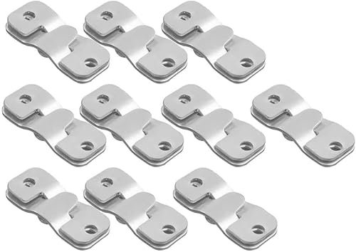 Lot de 10 supports encastrés pour meubles, cadres photo, supports de fixation pour miroir, tête de lit, matériel de montage mural, pour photo (S)