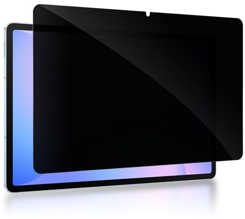 MokaZii Protector de Pantalla Privacidad para Samsung Galaxy Tab S10 FE/S9 FE/S9, Tablet Privacy Cristal Templado Film, 9H Vidrio Templado Anti-Espion Screen Protector para Samsung Galaxy Tab S10 FE