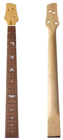 mástil de guitarra Adecuado para diapasón de bajo de 4 cuerdas para mano derecha mástil de bajo DIY