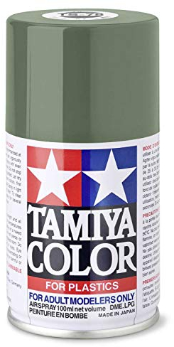 TAMIYA 85078-A00 TS-78 Field Grey 2 Matt 100ml Spray Paint for Plastic Model Making, Craft Accessories, Spray Paint for Model Making, Green