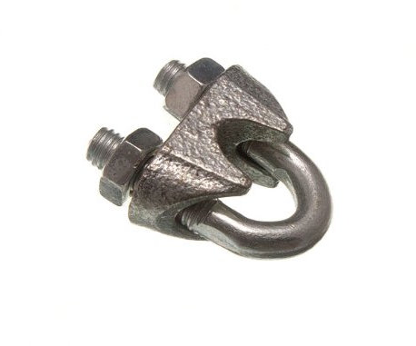 corde serre-fil u câble de poignée à boulon en acier de 6 mm de zinc 1/4 pouces chromé (pack de 6)