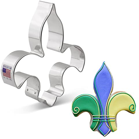 Ann Clark Cookie Cutters Cortador de galletas flor de lis - 12,1 cm