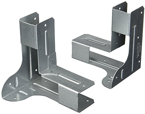 Simpson Strong-Tie WBSK - Workbench and Shelving Hardware Kit Featuring Rigid Tie RTC2Z Corner Connector & Wafer-Head Screws, Ideal for Woodworking & Home Improvement Projects