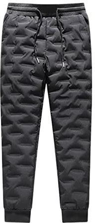 Harilla Daunenhose Winter Outdoor Jogger Camping Parsimony Atmungsaktiv Lose Winddicht Wandern Lässige Sportbekleidung Gerade Jogginghose Utility Hose, 2XL