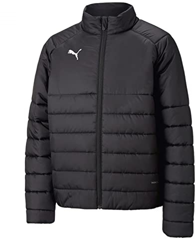 PUMA Unisex Kinder Teamliga Padded Jacket Jr Zip Gepolsterte, Puma Schwarz, 152 EU
