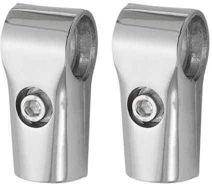 QUARKZMAN Display Rack Morsetto 2pz 5/8 16mm Scaffale Espositore Morsetto Bidirezionale Alluminio Lega Raccordi Tubo Asciugatura Scaffale Connessione Giunto Fissaggio