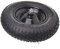 Aqbau® Schubkarrenrad 4.80 4.00-8, Schubkarrenräder mit achse, Rad für schubkarre, Ersatzrad schubkarre, Ersatz-Luftreifen Schwarz, max. Belastung 160 kg