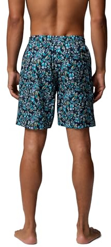 Columbia Men's PFG Rambler Printed Water Short, Ocean Teal Tropica, X-Small x 8