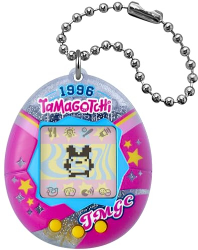 BANDAI Tamagotchi Virtual Pet Original College Sweater, flerfärgad 46175, elektronisk leksak för åldrarna 8+ Ditt favorit elektroniska husdjur med nya mönster att samla!