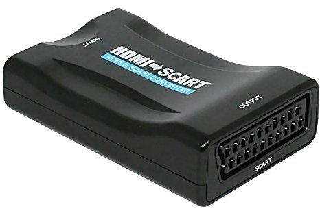 BW HDMI to SCART Composite Video Converter Stereo Audio Adapter SKY HD Blu-Ray (HDMI to SCART)