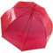 Kimood Automatik Transparent Dome Regenschirm (Einheitsgröße) (Rot)