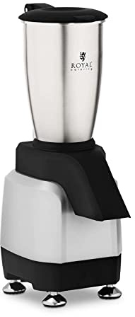 Royal Catering Tritaghiaccio Macchina per Tritare il Ghiaccio RCIC-3 (200 W, 900 giri/min, 3 L, Acciaio, Alluminio)