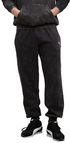 PUMA Pantalones de chándal Holgados Efecto Lavado Essentials Elevated Hombre