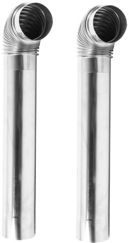 Milisten Tente De Cheminée Tuyau De Poêle Tube De Four Conduit De Cheminée Rallonge De Conduit Convient pour La Maison