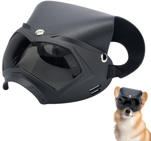Occhiali da sole per cani e cappello, casco per cani e occhiali protettivi, resistenti alle intemperie, antipolvere, per gatti e gatti, traspiranti, con cinturino regolabile, per feste estive