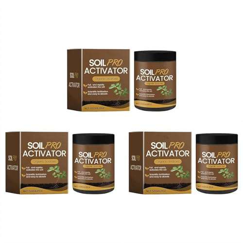 Soil Activator,Premium Organic Soil Activator & Plant Fertilizer for Potting Mix,2025 New Soil Activated Treasure,Natural Root Growth Enhancer,Promote Plant Rooting &Growth Environment