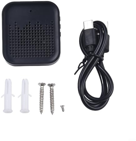 Bulevisiter Timbre WiFi inalámbrico con cámara HD, audio bidireccional, detección de movimiento PIR, reconocimiento humano AI, seguridad impermeable IP65