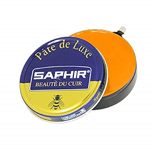Saphir Beaute Du Cuir Pate De Luxe High Gloss Shoe Polish (Yellow Wax)