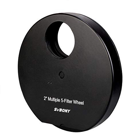 Svbony SV133 2 Roue de Filtre Roue de Filtre en Métal à 5 Positions pour Oculaire de Télescope (2inch)