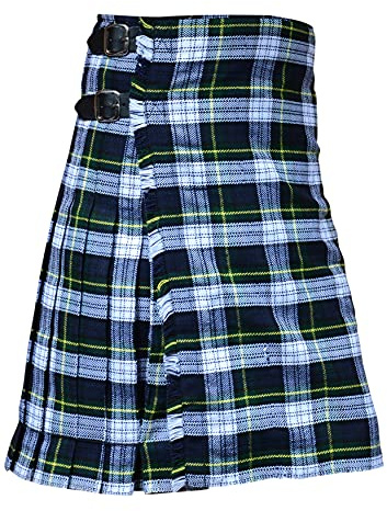 Scottish Traditional 8 Yards and 13 Oz Kilts For Men (Dress Gordon, 46'')