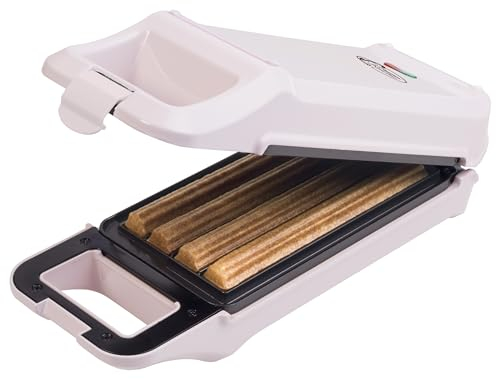 Bestron Churros Maker - Gofrera para hasta 4 churros (700 W), color rosa
